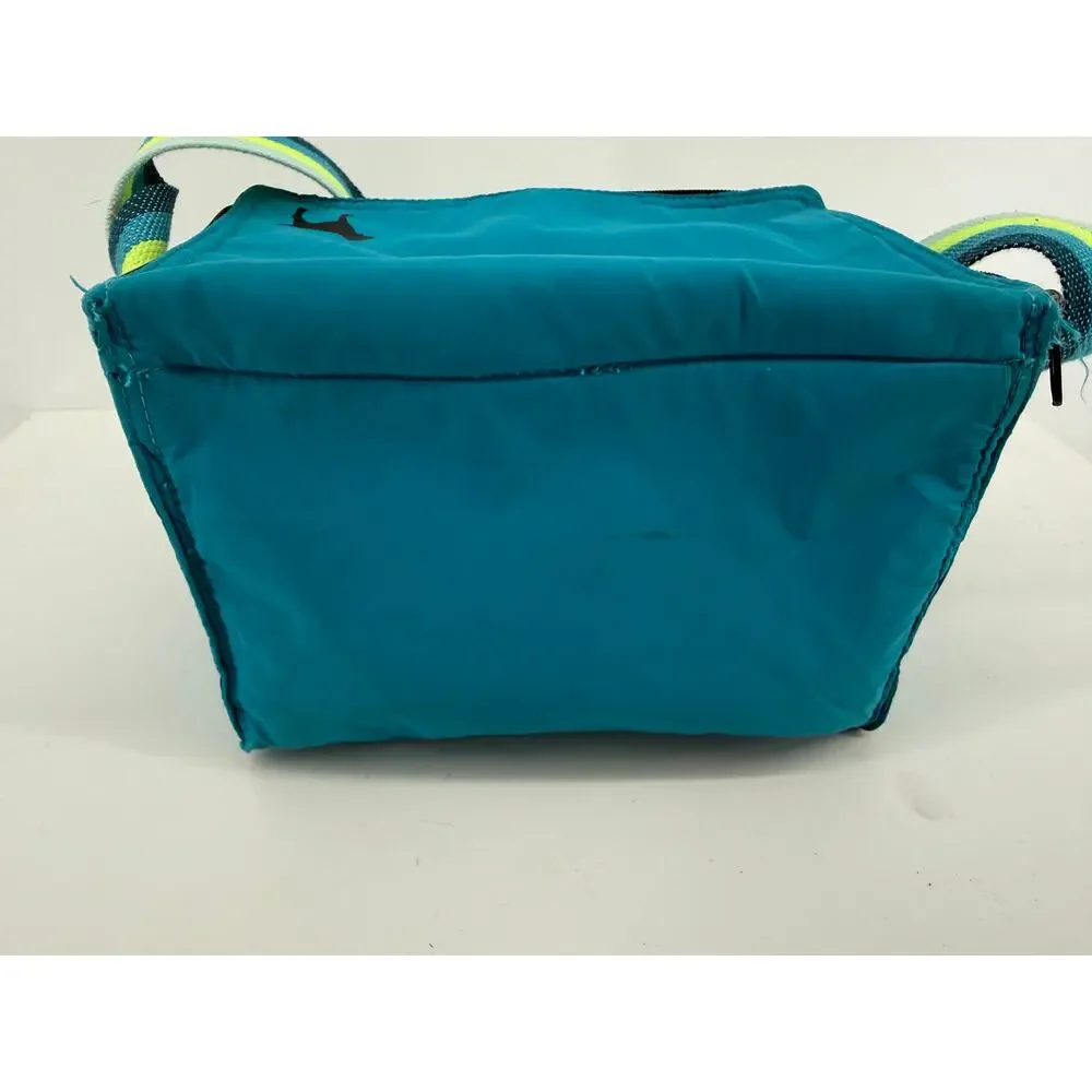 PINK Insulated Collapsible Cooler Lunch Bag Turquoise Beach Picnic Travel 9x7x6